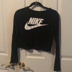 Nike long sleeve crop